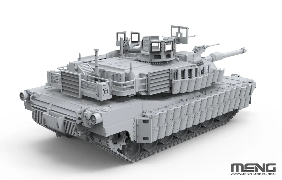 Meng 72-003 1/72 scale U.S. M1A2 SEP ABRAMS TUSK II Main Battle Tank kit
