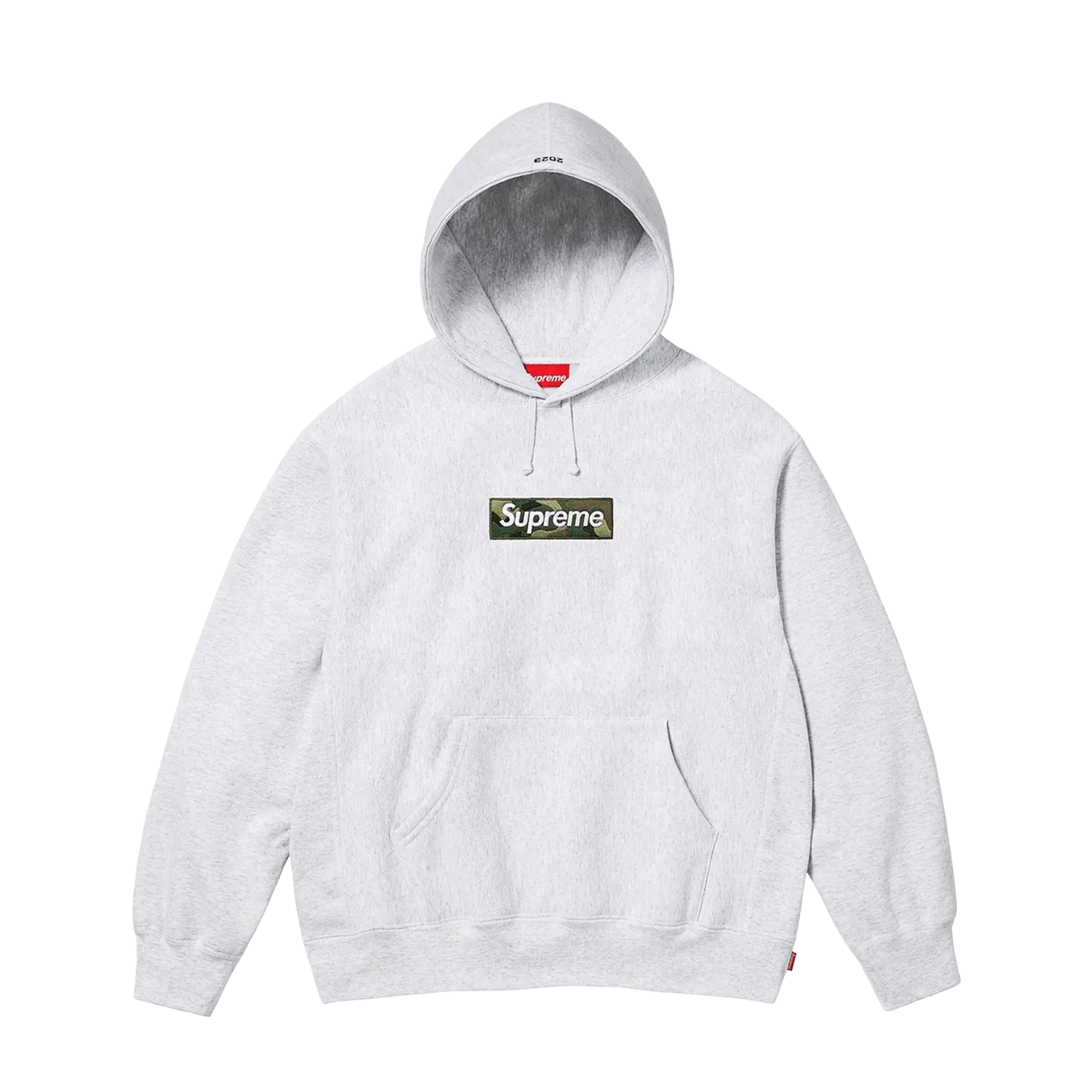 Supreme Box Logo Hoodie FW23 'Ash Grey'