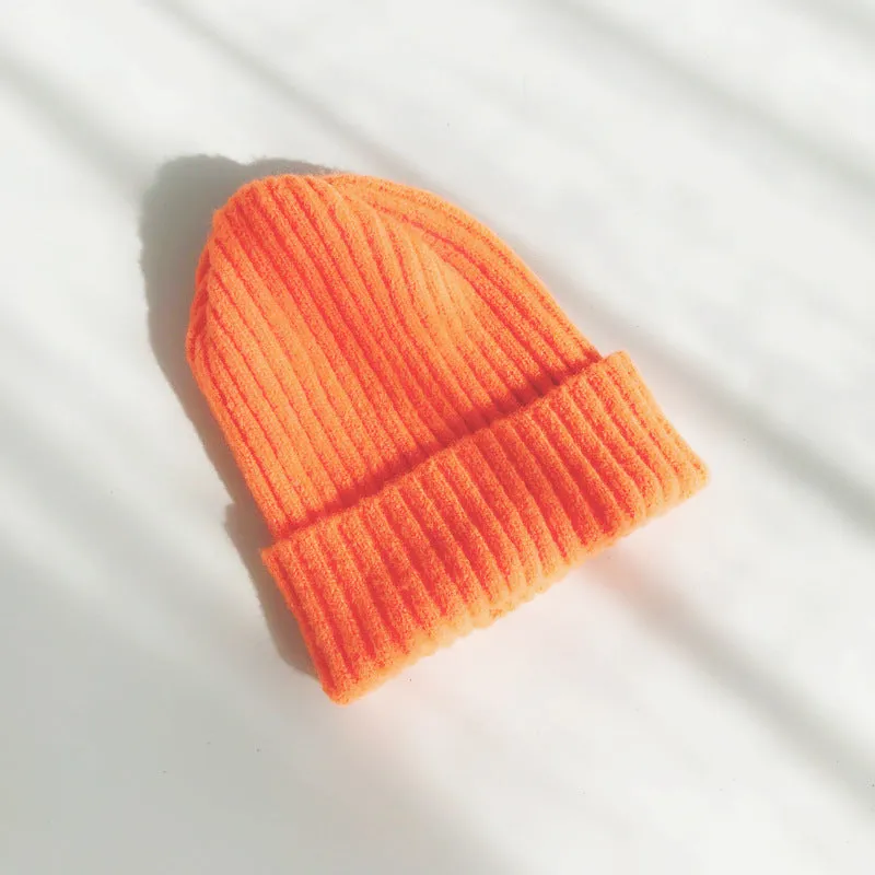 Warm Winter Knit Beanie Hats Women's Winter Men's Autumn and Winter Wool Keep Warm Plush Pullover Unisex
