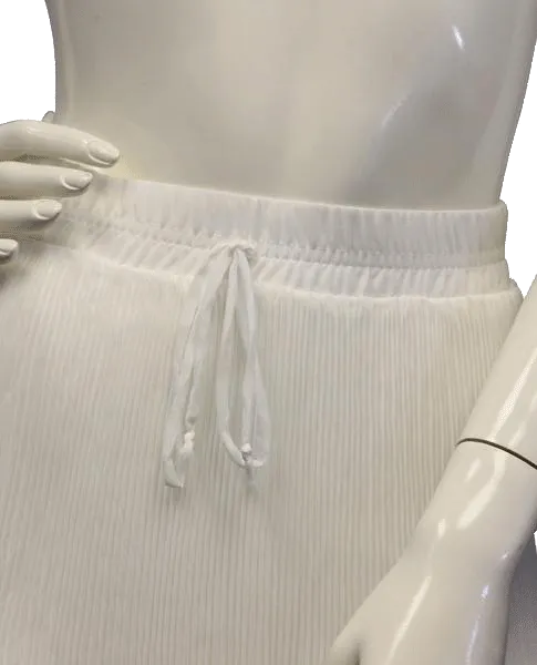 Wet Seal 80's Pleated White Mini Skirt NWT Size M SKU 000054